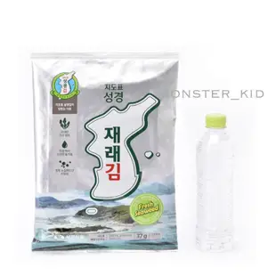 【monster_kid】韓國代購！預購商品 成京 傳統綠茶海苔片 大片/小片裝 海苔 大包37g/小盒55g