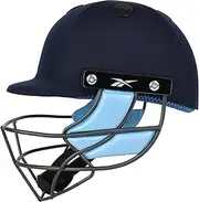 Reebok Master Blaster Cricket Helmet (Fixed Steel Grill) Lightweight, Multicolor