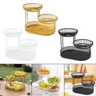 Fruit Basket Container Metal Wire Storage Basket for Pantry Table Farmhouse