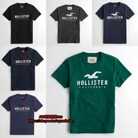 在飛比找蝦皮商城精選優惠-Hollister 男款 刺繡Logo圖案 HCO短袖T恤 