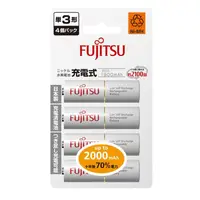 在飛比找金石堂精選優惠-Fujitsu 富士通 AA3號1900mAh低自放充電電池