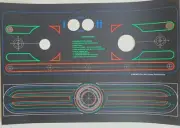 TRON MINI CABARET CPO SCREEN PRINTED FLUORESCENT INKS PA EXCLUSIVE!