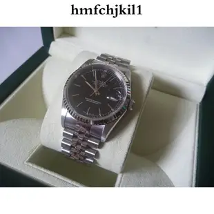 ROLEX16234品相95成新炭黑面原裝對期面盤 AP 116610 116520 116710精巧