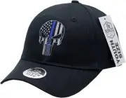 Punisher Blue Line Youth Hat Adjustable Strap