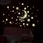 star moon glow in the dark luminous ceiling wall stickers kids bedroom de*d*