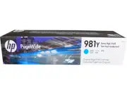 HP L0R13A (981Y) Cyan PageWide Extra High Yield Ink Cartridge Genuine OEM
