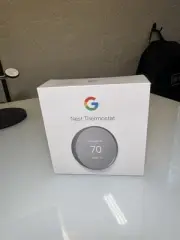 Google Nest Thermostat Charcoal GA02081-US | Smart Wi-Fi Thermostat | New Sealed