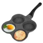 4 holes non stick egg pan frying pan pancake maker omelet & egg burger