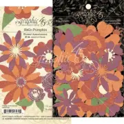 GRAPHIC 45 ~ HELLO PUMPKIN ~ Flower Assortment ~ 48 Pieces