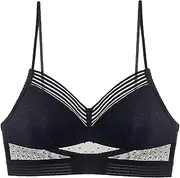 [Generic] Womens Sports Bra with Pads Underwear Sexy Big Open Back Beautiful Back U Shaped Bra Summer Ultra Thin Bud Bra Strapless Bra for Women