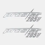 MasterCraft Boat Raised Decals | ProStar 205V Logo Stickers (Pair)