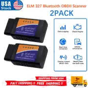 2PACK Bluetooth OBDII Car Diagnostic Scanner Auto Fault Code Reader Tool ELM327