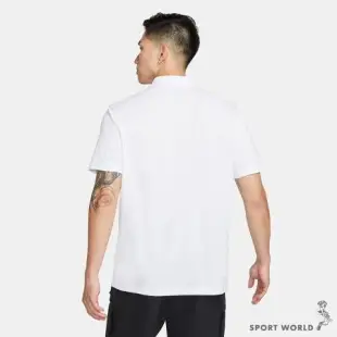 Nike 男裝 短袖 Polo衫 排汗 刺繡 白黑 DH0858-100