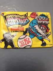 1 Pack Unopened Awesome All Stars Goofy Satire Spoof Baseball Stickers Monster