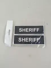 Dean And Tyler Patch Set 2 Sheriff Dog Patches - Hook & Loop -