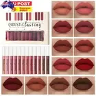 12X Womens Lip Stain Liquid Lipstick Matte Beauty Waterproof Long Lasting Gloss