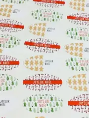 Joyeux Noel French Christmas Stickers Labels for Cards Festive Craft X5125FR18