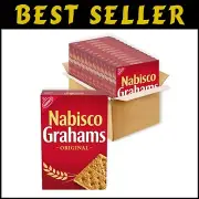 Original Graham Crackers in 12 Bulk Boxes - Perfect for On-the-Go Snacking