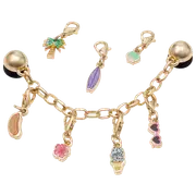 [Crocs] Crocs Jibbitz Tropical Removable Charm Chain - Unisex Sport Accessories
