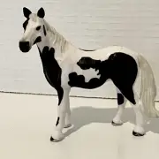 Unbranded Horse Pinto Mare Black and White Solid RARE SCHLEICH