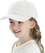 [YAMEE] Baseball Cap Unisex Children's Breathable Baseball Cap Children Cotton Peaked Cap Children Lightweight Sun Hat Children for Boys Girls Sun Protection Pure Colour Outdoor Recreation