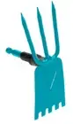 Gardena Hoe 3219-20 Combisystem Garden 2 Sided Garden Hoe Tool 3 Prongs