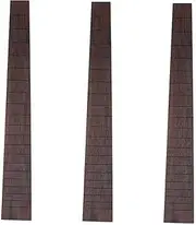 SUPVOX 3pcs 20 Gsd113 20 Fret Rosewood Guitar Fretboard Blank Semi-Finished for DIY