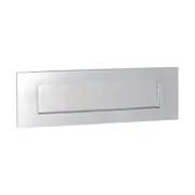 1359 Letter Plate Chrome Plated H100xW300mm