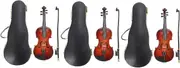 Amosfun 3 Sets Violin Ornaments Violin for Music Jewelry Mini Violin That Plays Musical Mini Violin Model Realistic Violin Model Beginner World Decor Small Instrument Adornment Wood