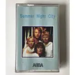ABBA /SUMMER NIGHT CITY夏日夜城 阿巴合唱團名曲選粹 錄音帶 福茂唱片 測試正常 附歌詞