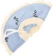 CIYODO Guinea Pig Soft Cone Collar Anti-bite Pet Recovery Collar for Hamsters Breathable Neck Ring Comfortable Fit Size l