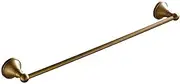 Towel Rail, Kitchen Single Bar Brass Tea Towel Rack, Bathroom Wall Mounted Antique Bath Towel Hanger Holder, 60cm