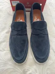 Men's loafers ANDREA VENTURA FIRENZIA. BLUE BIANCA size 11UK