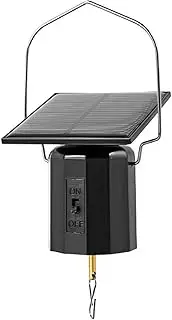 Solar Rotary Motor, Wind Spinner Motor, Garden Spinner Rotator, Solar-Powered Rotator, Easy to & Display Anywhere, 16x9x7cm for Trees, Patios, Balconies, Or Porches