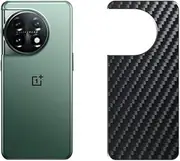 Puccy 2 Pack Back Screen Protector Film, compatible with OnePlus 11 5G Black Carbon TPU Guard Cover （ Not Tempered Glass/Not Front Screen Protectors ）
