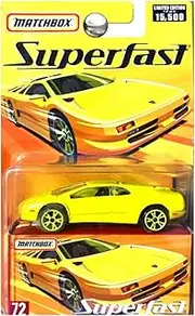 2005 Matchbox Superfast Lamborghini Diablo Yellow #72