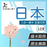 【JCARD】12天 原生軟銀網卡 日本 上網卡｜每日1GB高速流量吃到飽