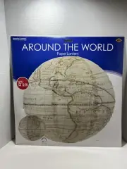 Around The World Globe Paper Lantern Travel International Decoration