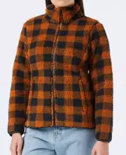 NEW Amazon Essentials Women's Polar Fleece Lined Sherpa Full-Zip Jacket Size XS