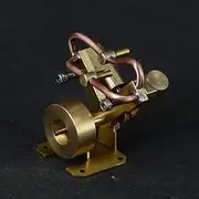 Mini Pure Copper V-Shape Double Cylinder Steam Engine Model