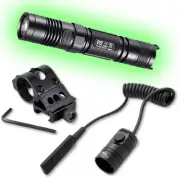 2015 Edition Nitcore P12 Flashlight w/Offset Weapon Mount & Pressure Switch