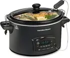Digital Slow Cooker Programmable Large Crock Pot Electric 6 QT with Temp Probe