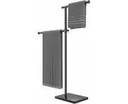 Freestanding Towel Rack, Metal Construction