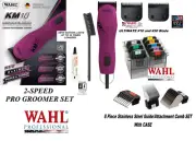Wahl KM10 ULTIMATE CLIPPER&10,30 Blade&Stainless Steel Guide Attachment COMB Set