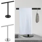 T-Shape Hand Towel Stand Stainless Steel Towel Holder Stand Rustproof levHT