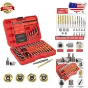 Durable 33-Piece Hex Head Extractor Set for Rusted Nuts & Screws