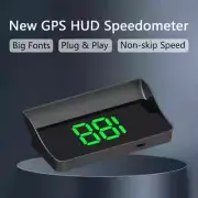Car Head Up Display GPS Digital Speedometer HUD Windshield Projector KMH MPH