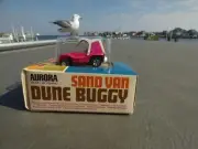 AURORA THUNDER JET 1496 Flamethrower PINK SAND VAN DUNE BUGGY HO SLOT CAR SEALED