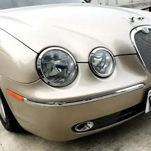 【IDFR】Jaguar S-Type 積架 捷豹 2003~2008 前保桿 右邊 鍍鉻飾條(保險桿飾條 保桿飾條)