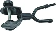 Vaveren Violin Hanger for Mic Stand, Violin Holder, Multifunctional Viola Hook Guitar Hanger for Erhu Ukulele Mandolin Stage Show, Black